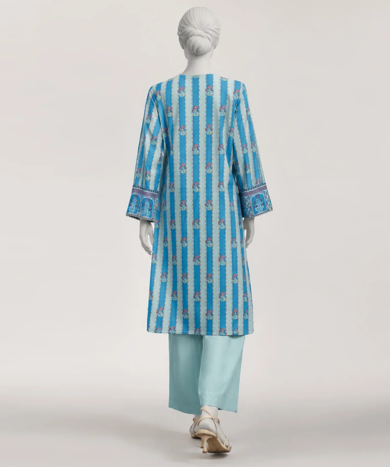 blue lawn embroidered co
